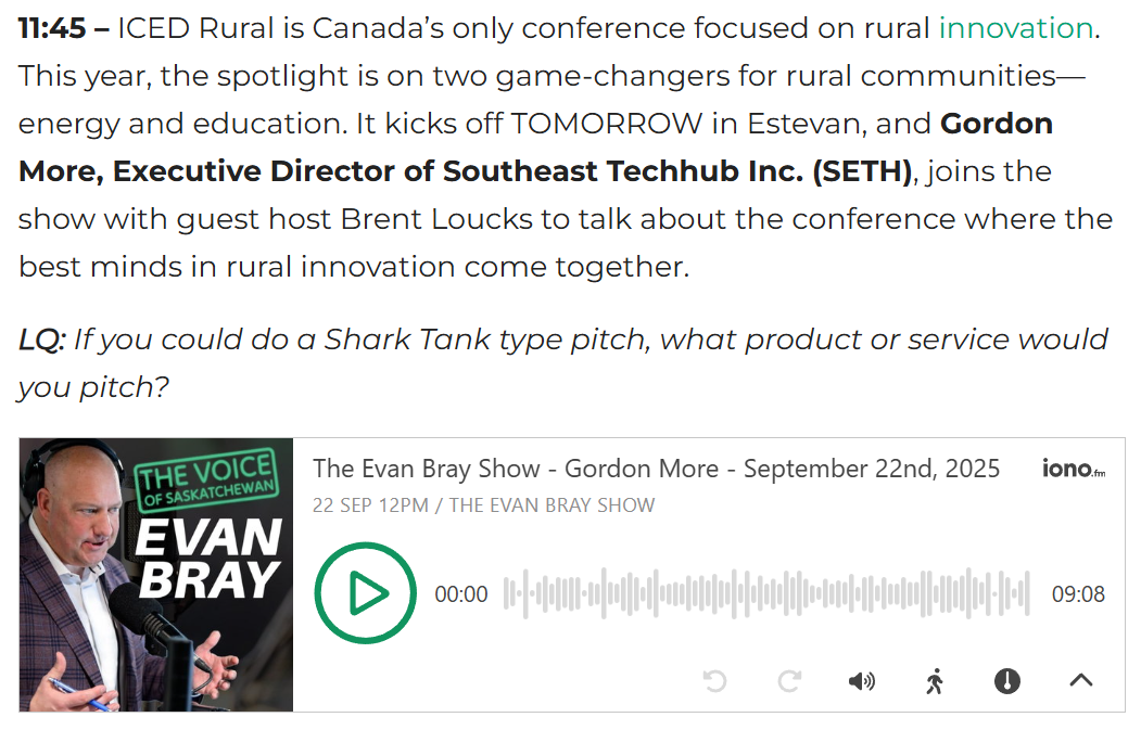 Featured image for “Evan Bray Show – Interview”